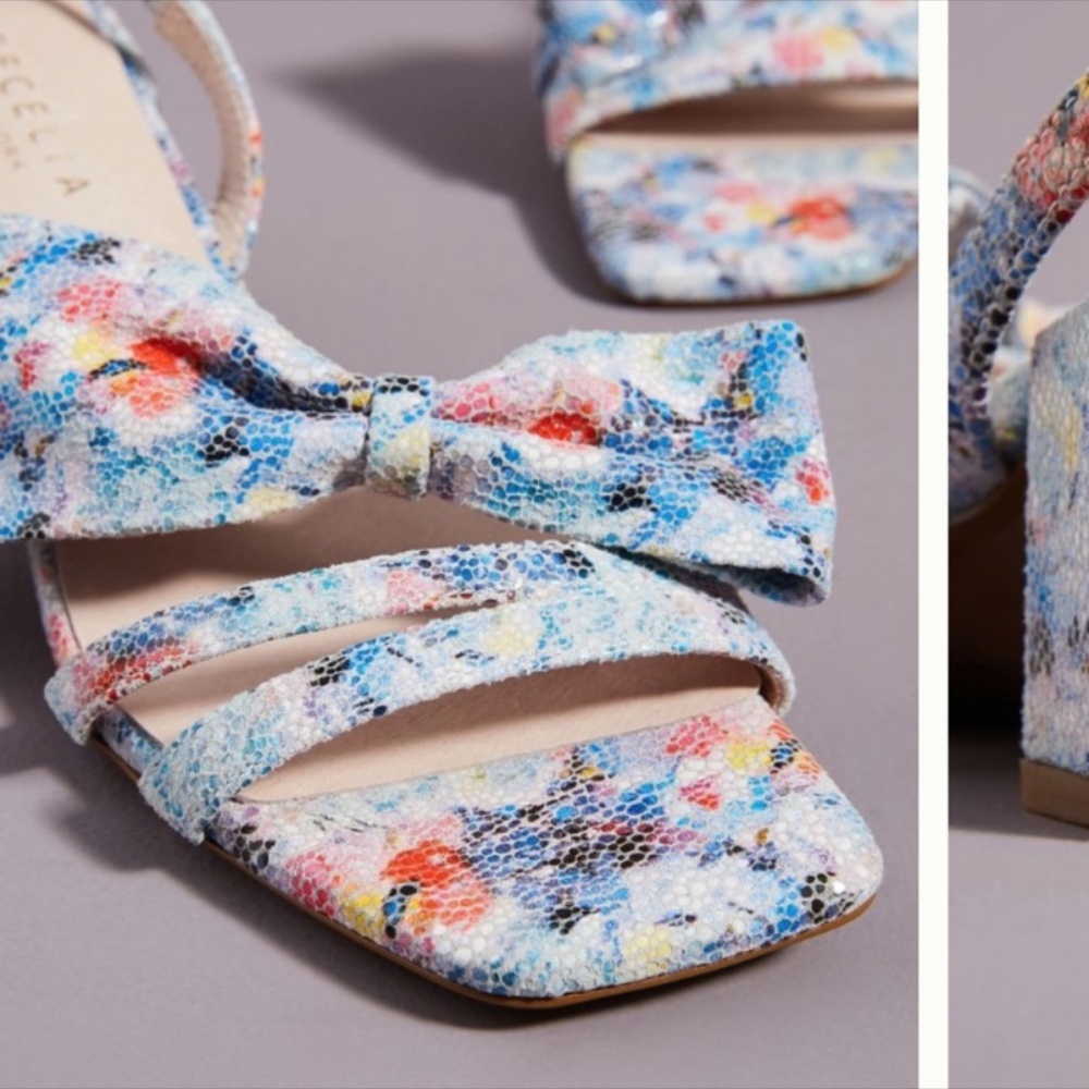 Anthropologie Cecelia NWT York Cosette Heels Size 7,5 (7M) - Picture 3 of 11